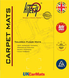 Ford Focus 1998-2001 Black Tailored Carpet Car Mats HITECH