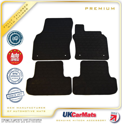 Audi Q2 2016 onwards Premium Moulded TPE Rubber Car Mats