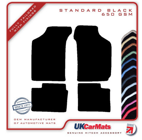 Daihatsu Charade 1993-2002 Black Tailored Carpet Car Mats HITECH