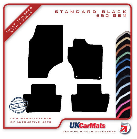 DS 4 2015 onwards Black Tailored Carpet Car Mats HITECH