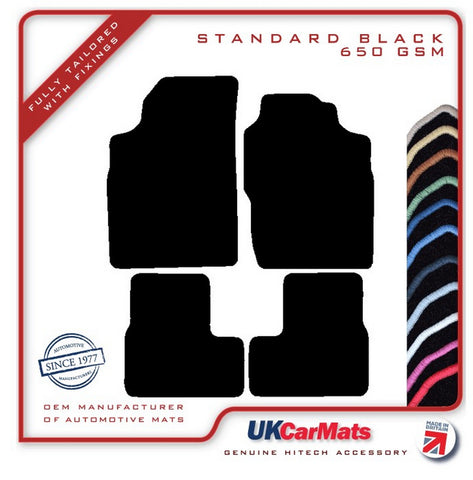 Ford Escort Mk5 1991-1995 Black Tailored Carpet Car Mats HITECH