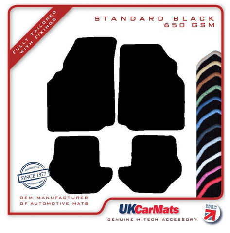 Ford Puma 1997-2002 Black Tailored Carpet Car Mats HITECH