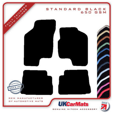 Hyundai Getz 2002-2009 Black Tailored Carpet Car Mats HITECH