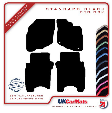 Honda Jazz 2005-2008 Black Tailored Carpet Car Mats HITECH