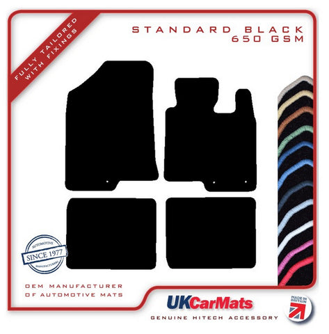 Hyundai i40 2011-2019 Black Tailored Carpet Car Mats HITECH