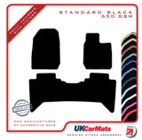 Isuzu D-Max V-Cross Single Rear 2021 onwards Black Tailored Carpet Car Mats HITECH