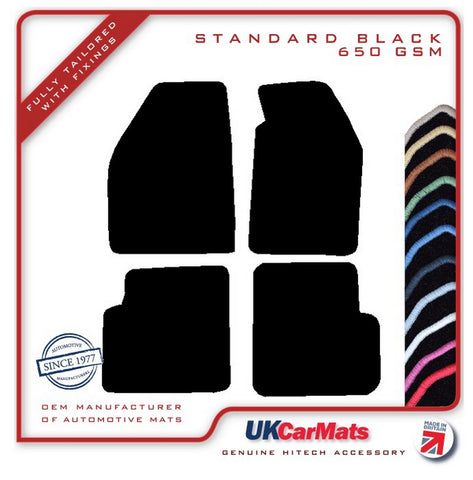 Mitsubishi Colt 1996-2004 Black Tailored Carpet Car Mats HITECH