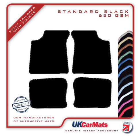 Morris Minor 1950-1953 Black Tailored Carpet Car Mats HITECH