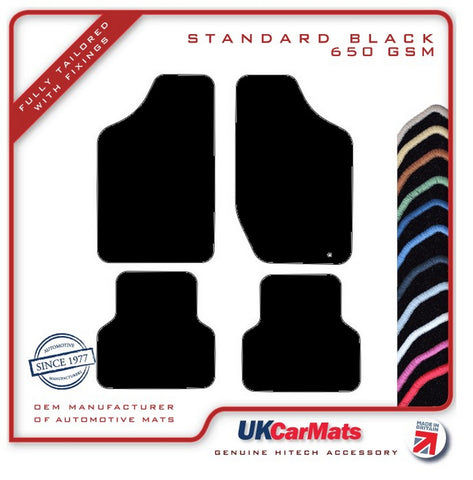 Nissan Micra Mk1 1982-1992 Black Tailored Carpet Car Mats HITECH