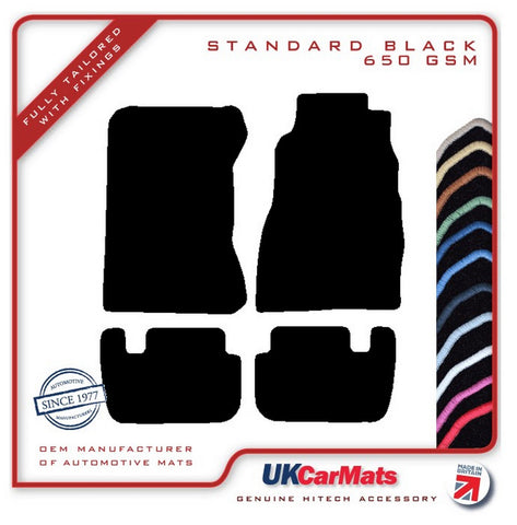 Nissan 300ZX  (Twin Turbo) 1989-1995 Black Tailored Carpet Car Mats HITECH