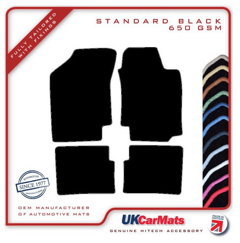 Nissan Sunny 5dr 1989-1989 Black Tailored Carpet Car Mats HITECH