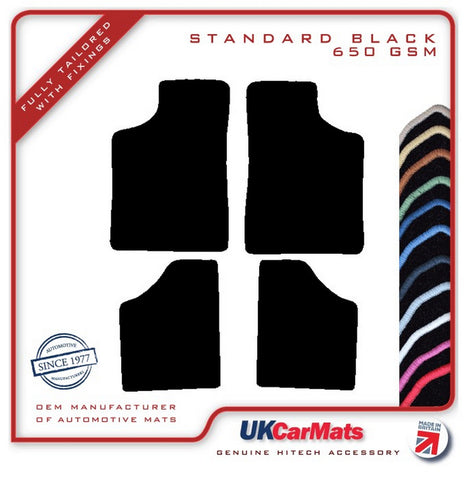 Renault 9 & 11 1982-1989 Black Tailored Carpet Car Mats HITECH