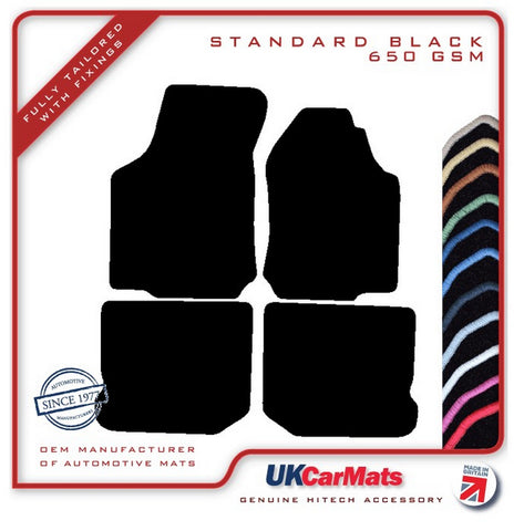 Seat Toledo  (Inc V5) 1999-2004 Black Tailored Carpet Car Mats HITECH