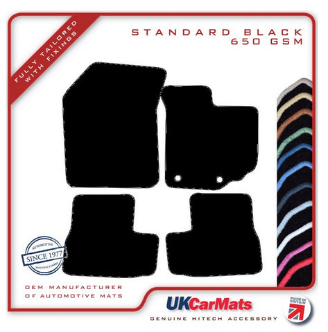 Suzuki Splash 2008 onwards Black Tailored Carpet Car Mats HITECH