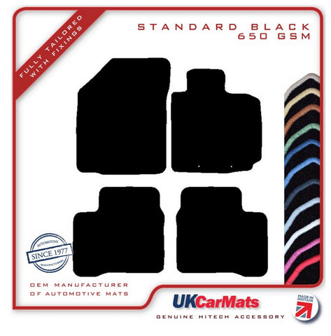 Suzuki Swift (Non Hybrid Models) 2017 onwards Black Tailored Carpet Car Mats HITECH