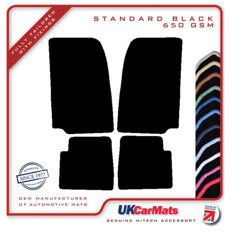 Triumph Stag 1970-1977 Black Tailored Carpet Car Mats HITECH