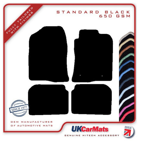 Toyota Avensis 2003-2009 Black Tailored Carpet Car Mats HITECH