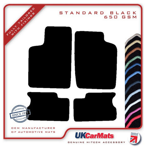 Vauxhall Astra Mk2 1985-1991 Black Tailored Carpet Car Mats HITECH