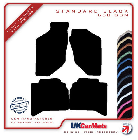 Vauxhall Frontera 1998-2003 Black Tailored Carpet Car Mats HITECH