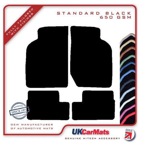 Vauxhall Astra Mk1 1980-1985 Black Tailored Carpet Car Mats HITECH