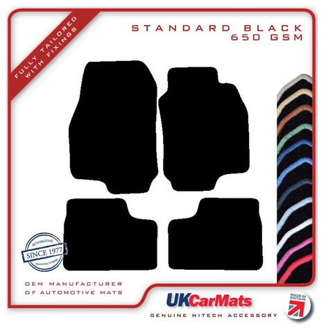 Vauxhall Astra Mk4 1998-2004 Black Tailored Carpet Car Mats HITECH