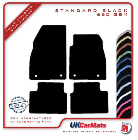 Vauxhall Insignia (Front Fixings Only) 2008-2013 Black Tailored Carpet Car Mats HITECH