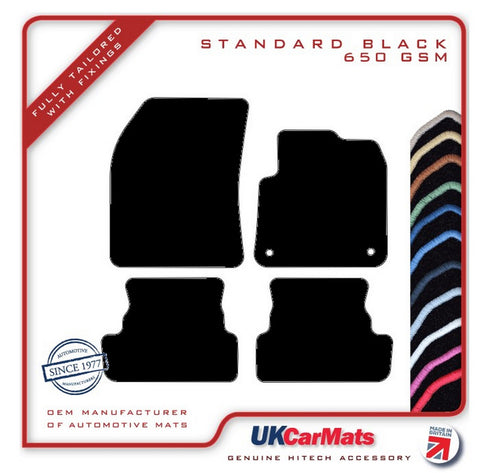 Vauxhall Grandland PHEV 2020 onwards Black Tailored Carpet Car Mats HITECH