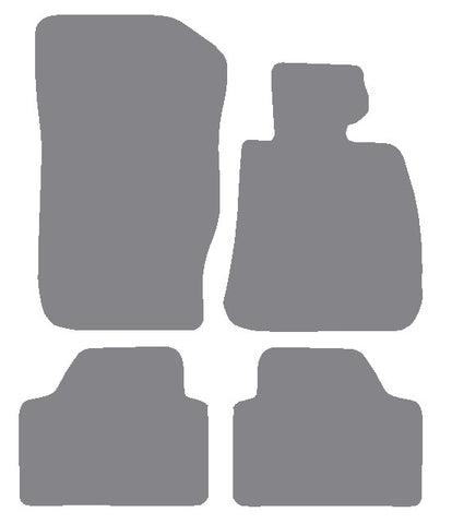 BMW X1 2009-2015 Grey Premium Carpet Tailored Car Mats NV HITECH