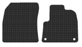 Citroen Berlingo (Oval Fixings) 2018 onwards Chequered Rubber Tailored Van Mats HITECH