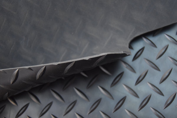 VW Transporter T4 1990-2003 Chequered Rubber Tailored Van Mats HITECH