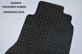 Fiat Ducato 2 Seat Walk Through 2007 onwards Chequered Rubber Tailored Van Mats HITECH