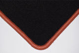 MG MGA 1955-1962 Black Luxury Velour Tailored Car Mats HITECH