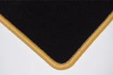 Toyota Corolla 1987-1992 Black Luxury Velour Tailored Car Mats HITECH