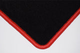 Fiat 500 2014 onwards Black Luxury Velour Tailored Car Mats HITECH