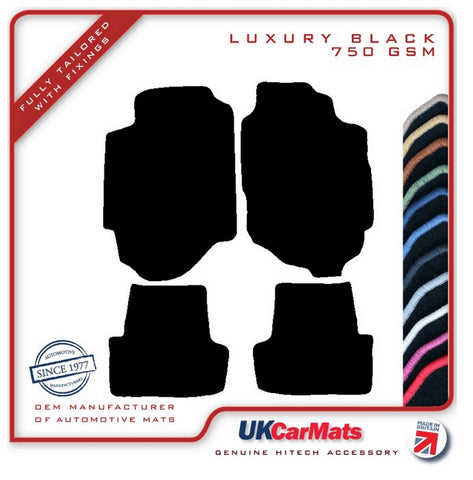 Ford Escort Mk5 RS2000,4X4 1994-1996 Black Luxury Velour Tailored Car Mats HITECH