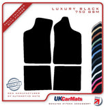 Ford Escort Automatic Mk1 / Mk2 1968-1980 Black Luxury Velour Tailored Car Mats HITECH