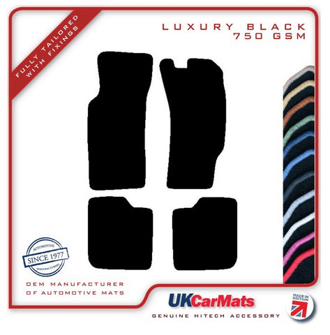 Ford Escort Cosworth 1992-1996 Black Luxury Velour Tailored Car Mats HITECH