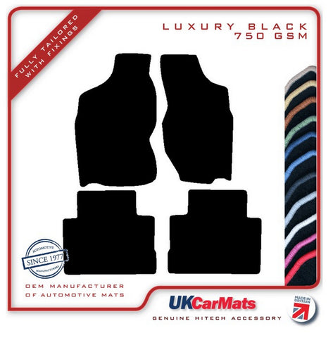 Ford Maverick LWB/SWB 1993-1999 Black Luxury Velour Tailored Car Mats HITECH