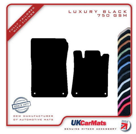 Mercedes SLK (R170) 2 Seater 1997-2004 Black Luxury Velour Tailored Car Mats HITECH