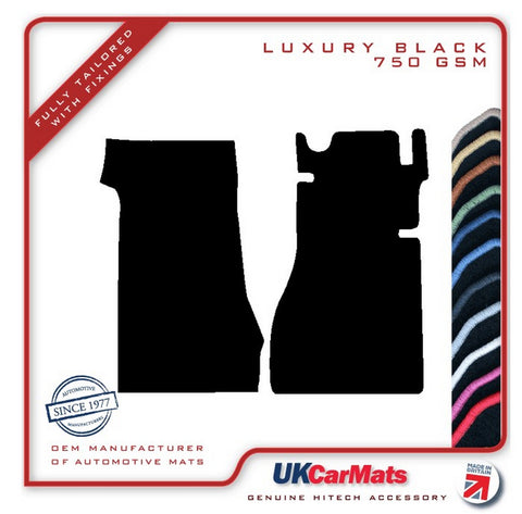 Mercedes SL (R113) 2 Seater Pagoda 1962-1972 Black Luxury Velour Tailored Car Mats HITECH