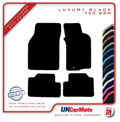 Mitsubishi FTO  1994-2004 Black Luxury Velour Tailored Car Mats HITECH