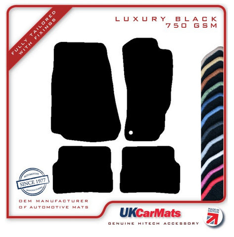 Mazda RX8 2004-2010 Black Luxury Velour Tailored Car Mats HITECH