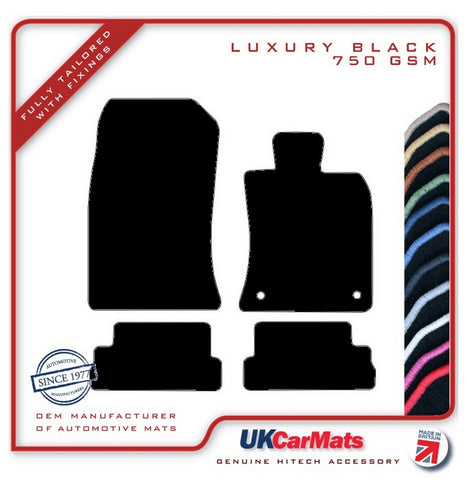 Mini Convertible R57 2009-2015 Black Luxury Velour Tailored Car Mats HITECH