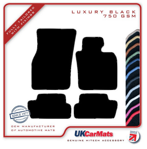 Mini F56 2014 onwards Black Luxury Velour Tailored Car Mats HITECH