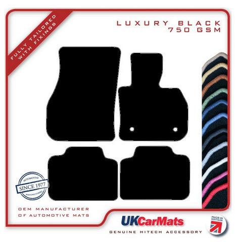 Mini Countryman F60 2017 onwards Black Luxury Velour Tailored Car Mats HITECH