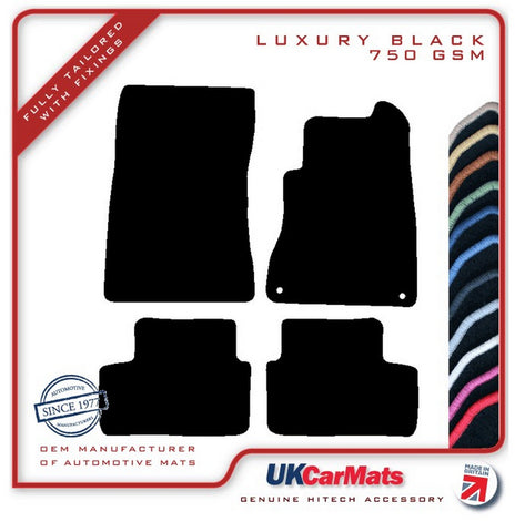 Mercedes A Class (W177) 2018 onwards Black Luxury Velour Tailored Car Mats HITECH