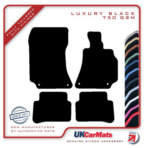 Mercedes CLS (W218) 2010-2018 Black Luxury Velour Tailored Car Mats HITECH