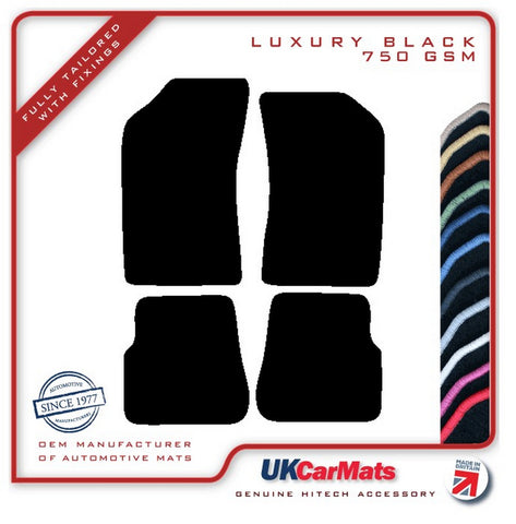 Peugeot 205 /309 1983-1995 Black Luxury Velour Tailored Car Mats HITECH