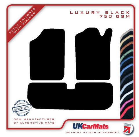 Peugeot 305 1983-1988 Black Luxury Velour Tailored Car Mats HITECH