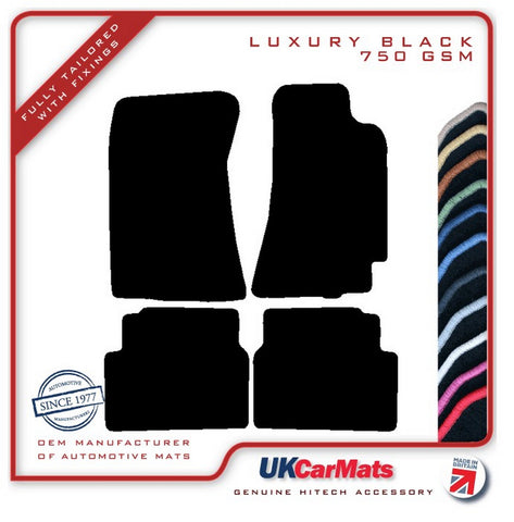 Subaru Impreza Classic 2dr 1995-2000 Black Luxury Velour Tailored Car Mats HITECH